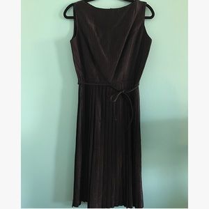 Black Lurex Vintage Evening Dress by Stacy Ames